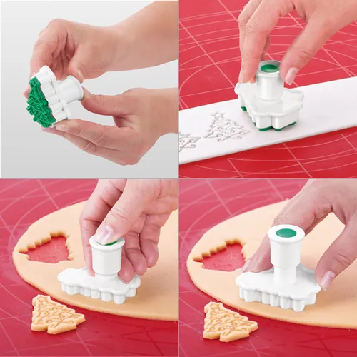 TIMBRO TAGLIABISCOTTI CON ESTRATTORE, NATALE