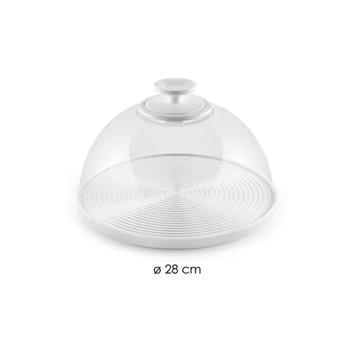 COPRIVIVANDE IN VETRO/CIOTOLA CON COPERCHIO