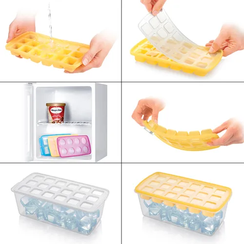 FORMAGHIACCIO CON CONTENITORE, CUBETTI