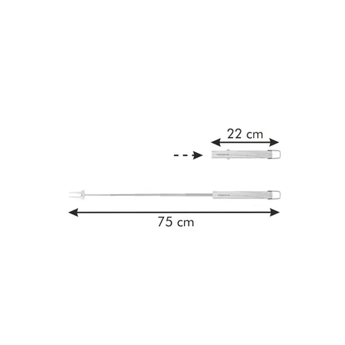 FORCHETTA TELESCOPICA BARBECUE