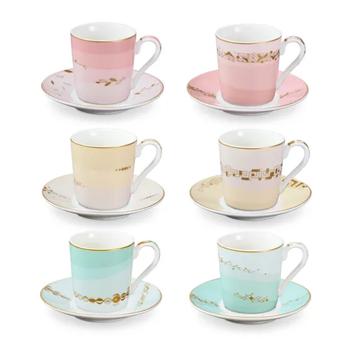 TAZZINE DA CAFFÈ CON PIATTINO, Romance