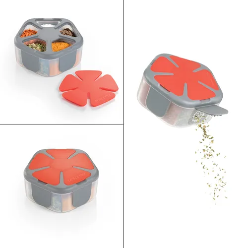 PORTASPEZIE DA VIAGGIO, 5 SCOMPARTI