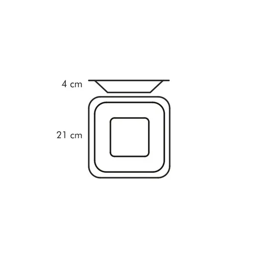 PIATTO FONDO QUADRATO