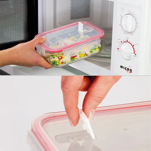 CONTENITORE RETTANGOLARE IN VETRO