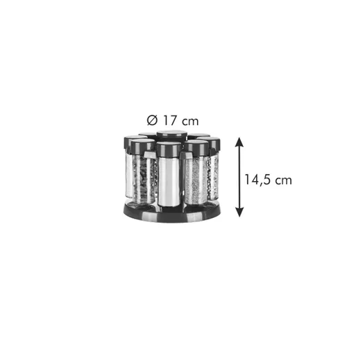 PORTASPEZIE CON SUPPORTO GIREVOLE