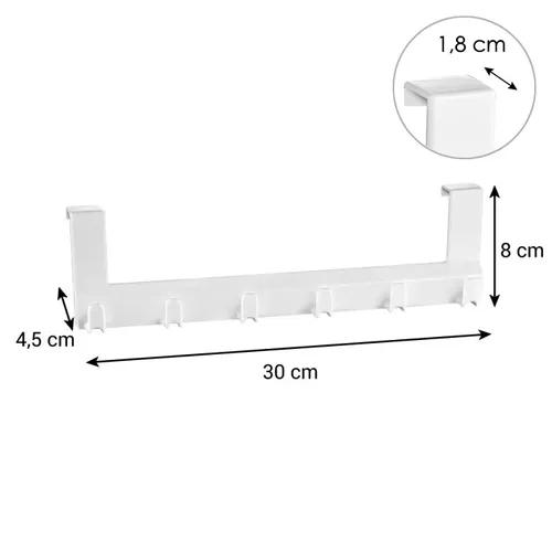 BARRA CON GANCI PER ANTE 30 cm