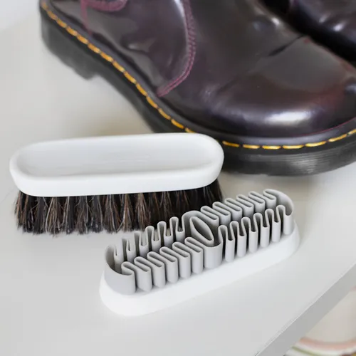 SPAZZOLA PER SCARPE IN CAMOSCIO