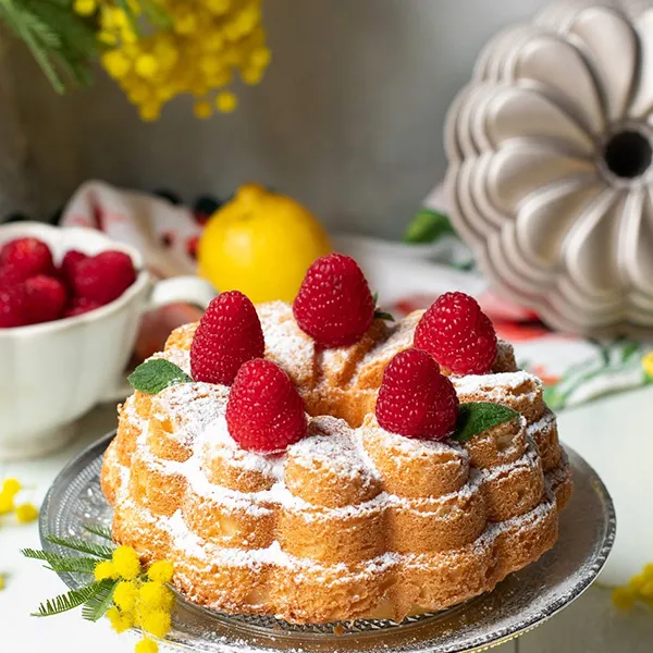 Ciambella cioccolato bianco e limone