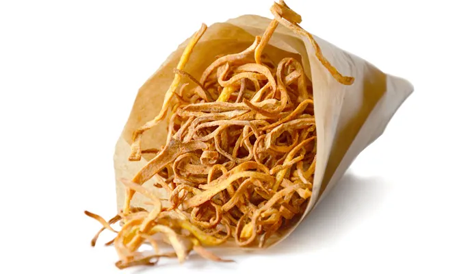 ricetta spaghetti fritti di patate