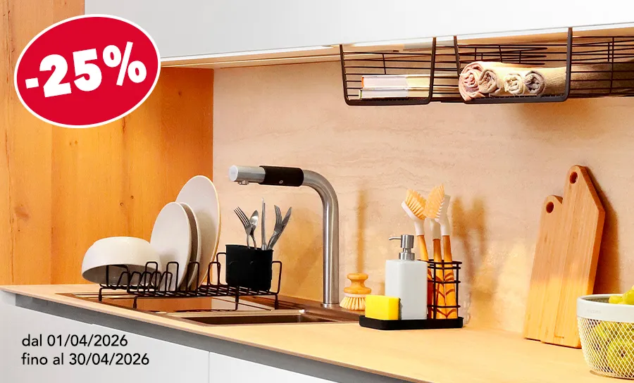 Organizer e salvaspazio scontati del 25%