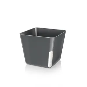 VASO PER PIANTE QUADRATO, GRIGIO