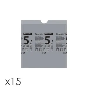 SACCHI PER RIFIUTI CON CHIUSURA A CORDONCINO, 5 L