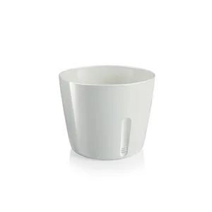 VASO PER PIANTE TONDO, BIANCO