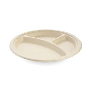 PIATTO COMPOSTABILE A SCOMPARTI