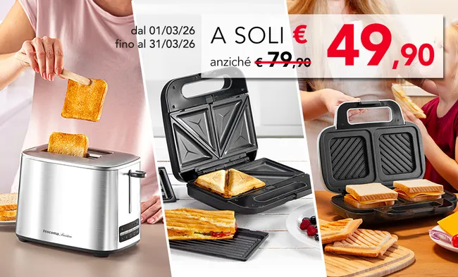 Tostiere in promozione